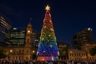 New Christmas tree to light up Adelaide CBD
