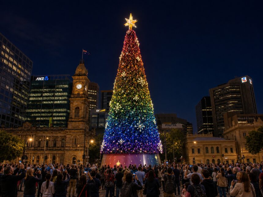 New Christmas tree to light up Adelaide CBD